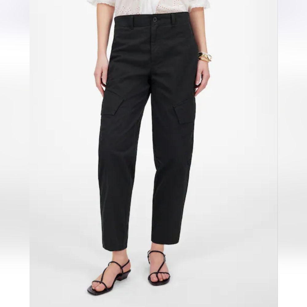 Madewell The Barrel-Leg Utility Pant in Garment-Dyed Twill